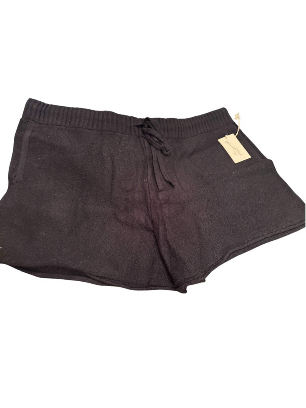 Universal Thread Shorts Womens 2X Black Knit High Rise Lounge Casual Pocket - Picture 2 of 8